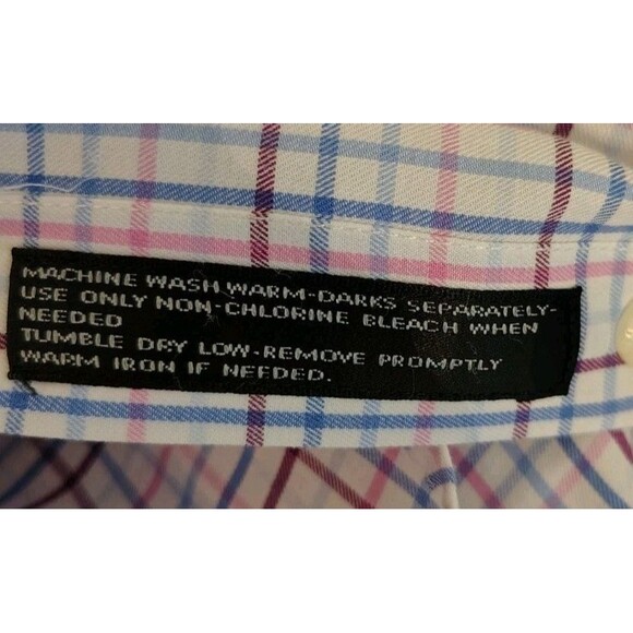 YMI Platinum Men's Shirt Size 15 32/33 Button Striped Cotton - Picture 8 of 11